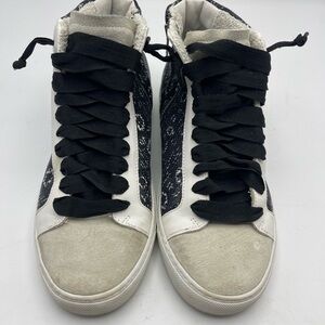 New P448 Star High Top Sneaker In Sting Size 40